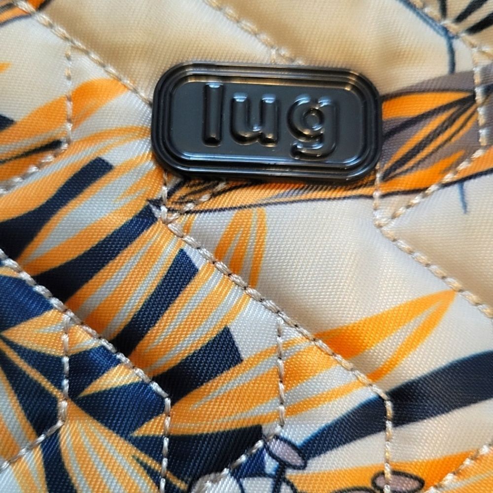 LN LUG TROPICAL PRINT PURSE WITH LOTS OF COMPARTMENTS - Picture 2 of 6